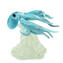 Hellblauer Oktopus auf Glaswelle - Original Murano Glas OMG