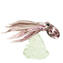 Rosenkrake auf Glaswelle - Original Muranoglas OMG