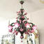 Lampadario Veneziano - Rubino - Vetro di Murano originale