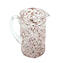 Caraffa Pointilism rosa - Vetro di Murano Originale OMG