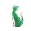Cat Figurine - With colors Sommerso - 1 Piece - Orginal Murano Glass OMG
