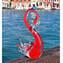 Cigno figurina - Colori sommersi - 1 Pezzo - Vetro di Murano