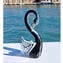 Cigno figurina - Colori sommersi - 1 Pezzo - Vetro di Murano