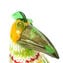 Tucano - murrine e oro - Collezione Lallero - Animali - Vetro di Murano Originale Omg