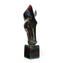 Pferdekopfskulptur - Chalcedon - Original Muranoglas Omg