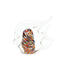 Pesce luna figurina - Multicolor sommersi - 1 Pezzo - Vetro di Murano