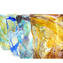  Nuance Collection - Amber Amethist & Silver- Sbruffi Vase - Original Murano glass