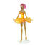 Miniatura di ballerina - Ambra - vetro di Murano originale OMG