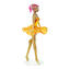 Miniatura di ballerina - Ambra - vetro di Murano originale OMG