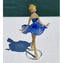 Miniatura di ballerina - Blu - vetro di Murano originale OMG