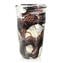 Nuance Collection - Ametyst & Silver - Sbruffi Vase - Original Murano glass