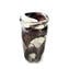Nuance Collection - Ametyst & Silver - Sbruffi Vase - Original Murano glass