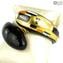 Klimt Armband - Glas lackiert 24 Karat Gold - Original Murano Glas OMG