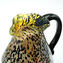 Pitcher Black & Silver - Leopard - Original Murano Glass OMG