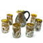 Pitcher Black & Silver - Leopard - Original Murano Glass OMG