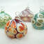 set di 4 Palline di Natale - Multicolor - Vetro di Murano Originale OMG