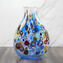 Vaso Murrine - Otello - Blu - Vetro di Murano Originale OMG 