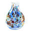 Vaso Murrine - Otello - Blu - Vetro di Murano Originale OMG 
