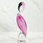 Ibis ametista - Elegante Scultura - Vetro di Murano Originale OMG