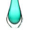 Vase Viper - Teal - Sommerso - Original Murano Glass OMG