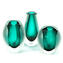 Vase Oculus Teal - Sommerso - Original Murano Glass 