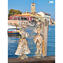 Casal Goldoni Escultura branco - Estatuetas Venezianas Original Murano Glass