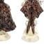 Couple Goldoni sculpture black - price for 2 Venetian Figurines Original Murano Glass