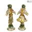 Arlecchino - Lady and Knight - زوجان من التماثيل