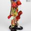 Estatueta de Palhaço - Vidro Murano Original