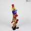 小丑雕像-穆拉諾玻璃杯