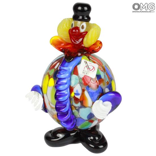 Sculptures & Figurines - Objects of Art glass - Various Collections: Clown  figurine - Big size - Original Murano Glass OMG