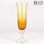 Set of 6 Champagne Flute Drinking glasses Mix colors