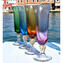 Conjunto de 6 taças de taça de champanhe Misture cores
