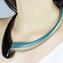 Denise 목걸이-Blue Black Gold-Original Murano Glass OMG